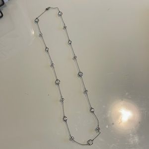 Black Stella and Dot long necklace